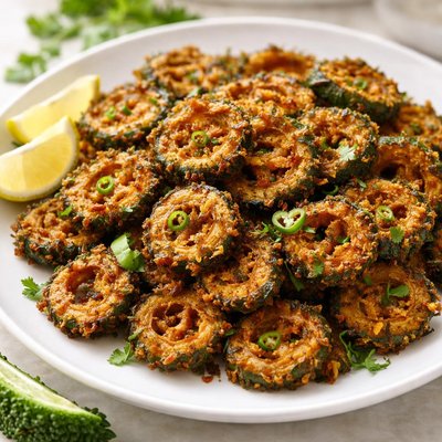 Fried bitter gourd