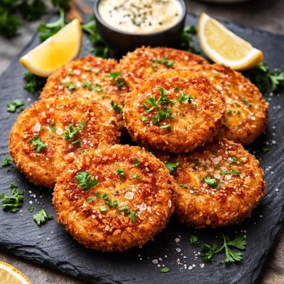 Fried breaded tomato