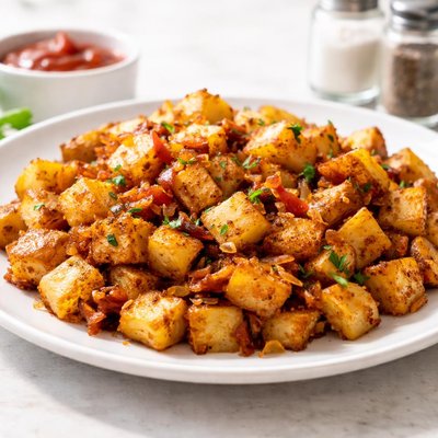 Fried breakfast potatoes