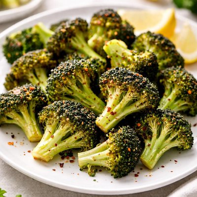 Fried broccoli