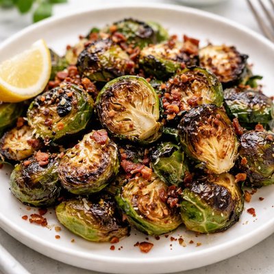 Fried brussel sprouts