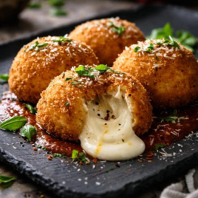 Fried burrata