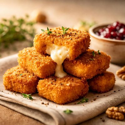Fried camembert