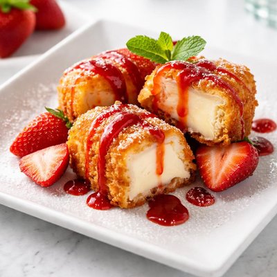 Fried cheesecake