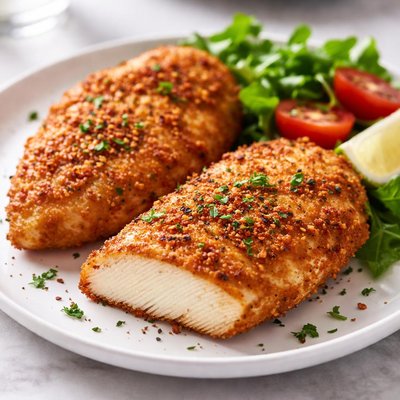 Fried chicken breast fillet