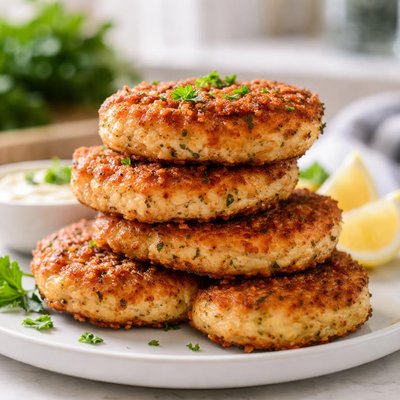 Fried chicken patties