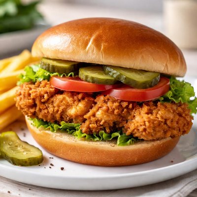Fried chicken sandwich