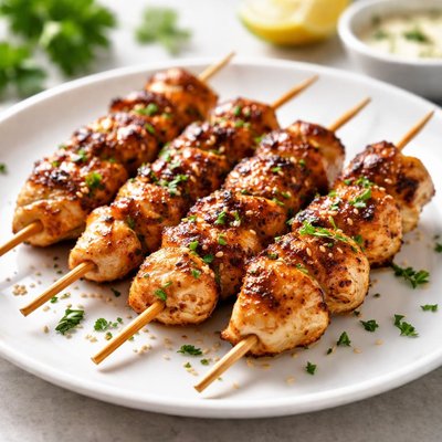 Fried chicken skewer