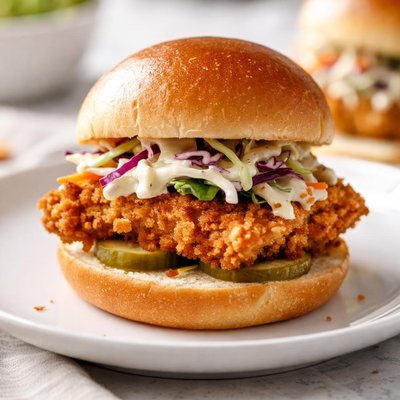 Fried chicken slider
