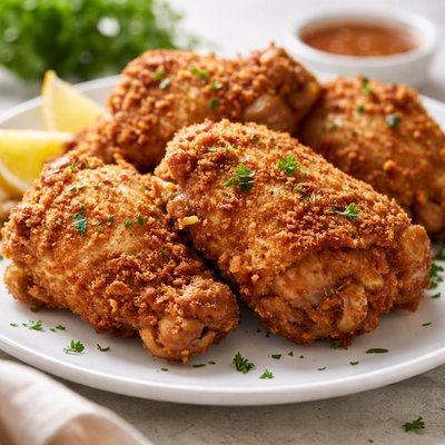 Fried chicken thighs