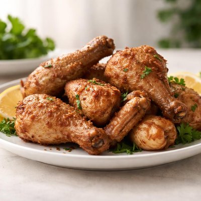 Fried chicken with no batter