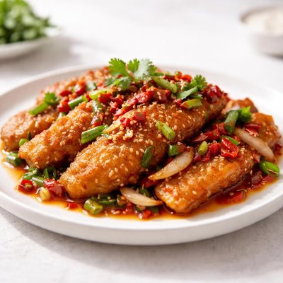 Fried chili fish