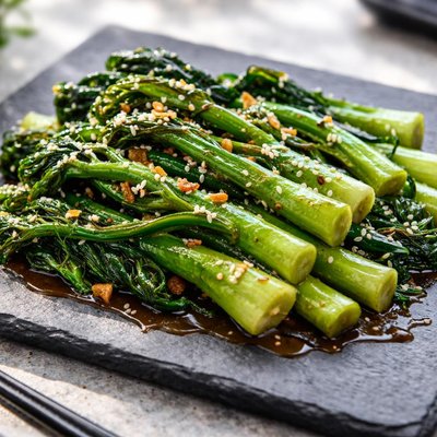Fried chinese broccoli