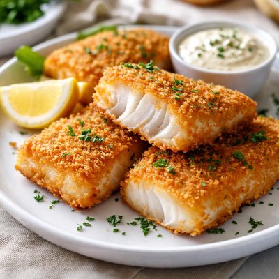Fried cod