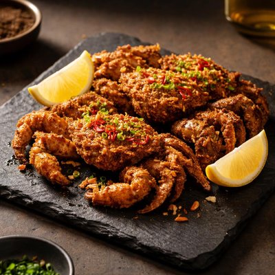 Fried crab flavoring