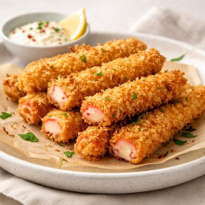 Fried crab stick