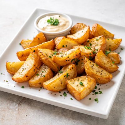 Fried cut potato