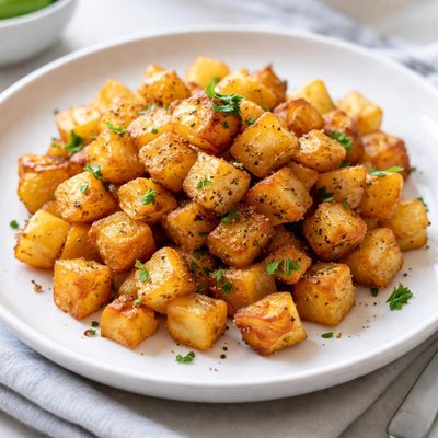 Fried diced potatoes