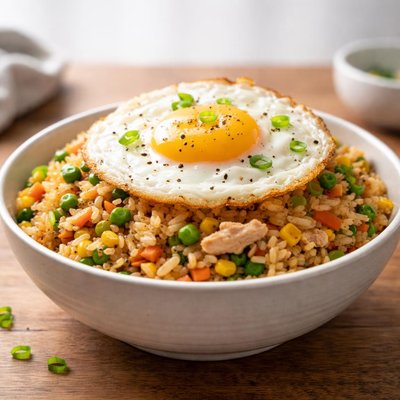 Fried egg rice