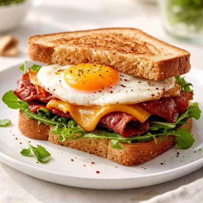 Fried egg sandwich