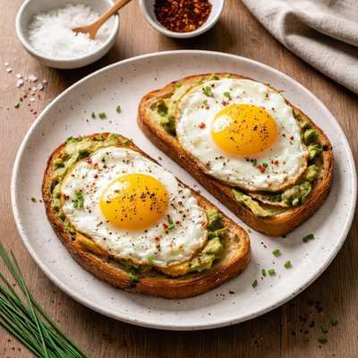 Fried egg toast