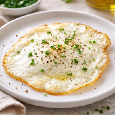 Fried egg white