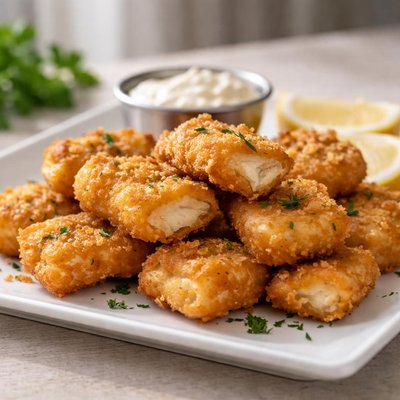 Fried fish bites