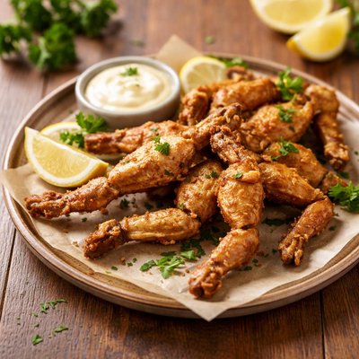 Fried frog legs