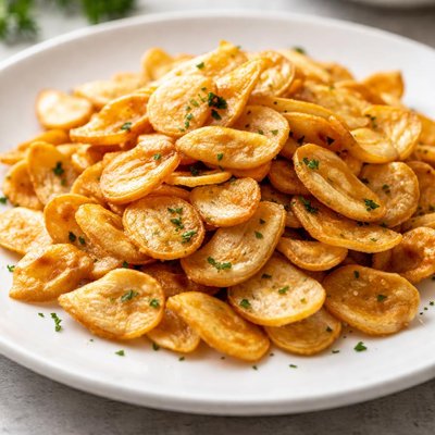Fried garlic chips