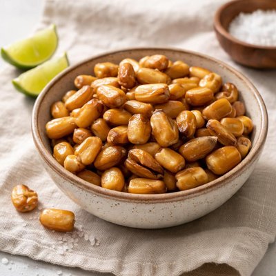 Fried giant peruvian corn