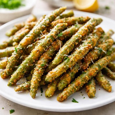Fried green beans