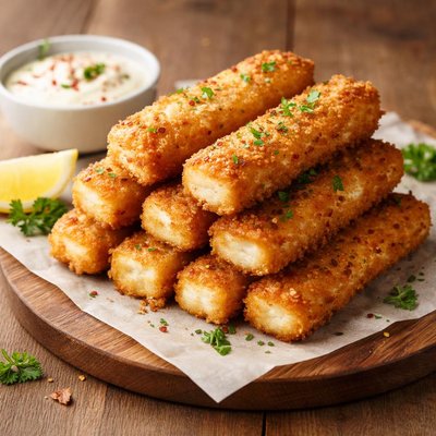 Fried haloumi stick