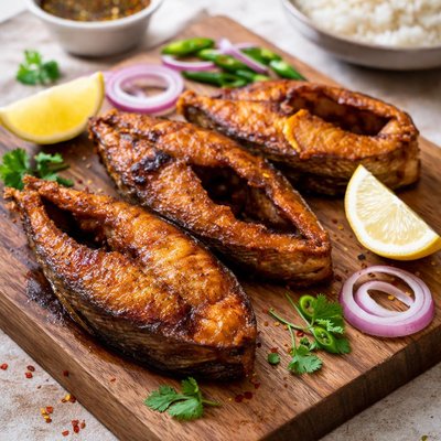 Fried hilsa