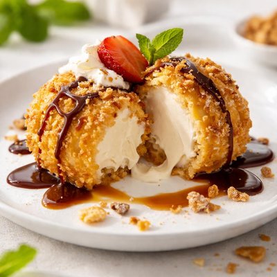 Fried ice cream