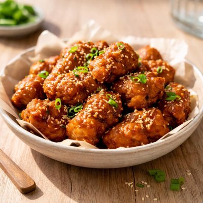Fried korean chicken bite