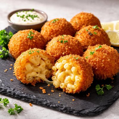 Fried mac and cheese