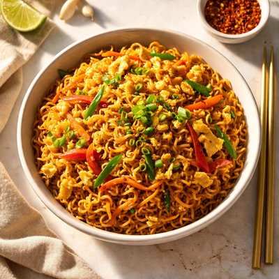 Fried maggi noodles
