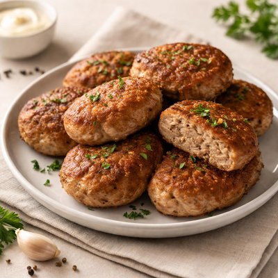 Fried meat-beef-chicken cutlets