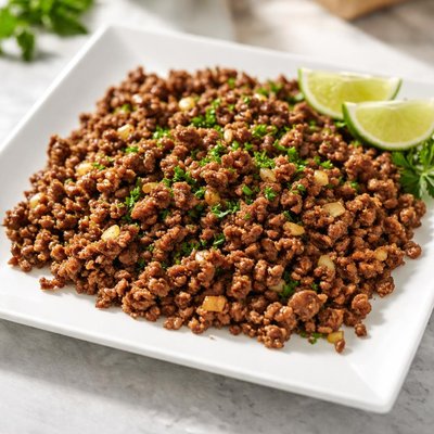 Fried minced beef
