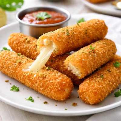 Fried mozzarella stick