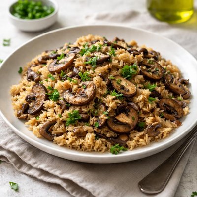 Fried mushroom rice