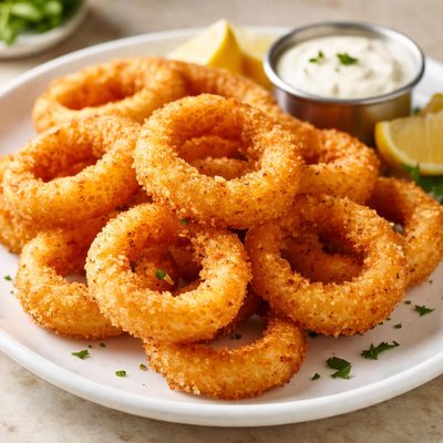 Fried onion rings