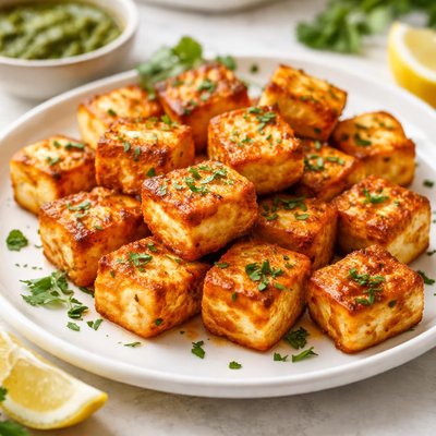 Fried paneer