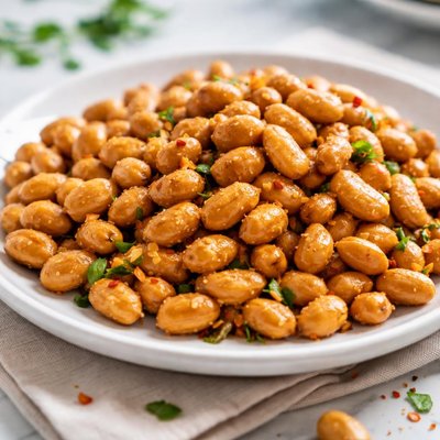 Fried peanuts