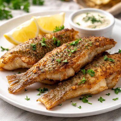 Fried perch