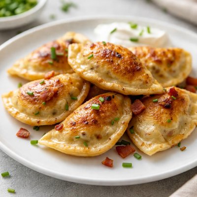 Fried pierogi
