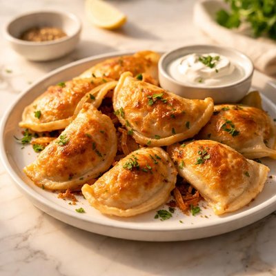 Fried pierogies