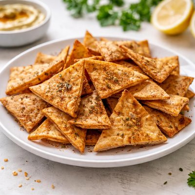 Fried pita chips