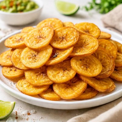 Fried plantain chips