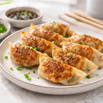 Fried pork gyoza